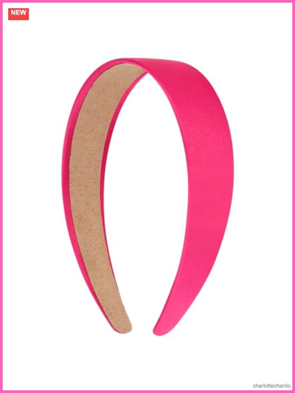Satin Headband Non Slip 1.3 Inch Hair Band DIY Cosplay Costume Accessory